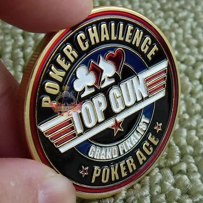 Lucky Poker Coin Card Guard Protector Poker Cards Good Luck Challenge Coin Casino Chips Dealer Token Souvenir Collectible Gifts, image 9