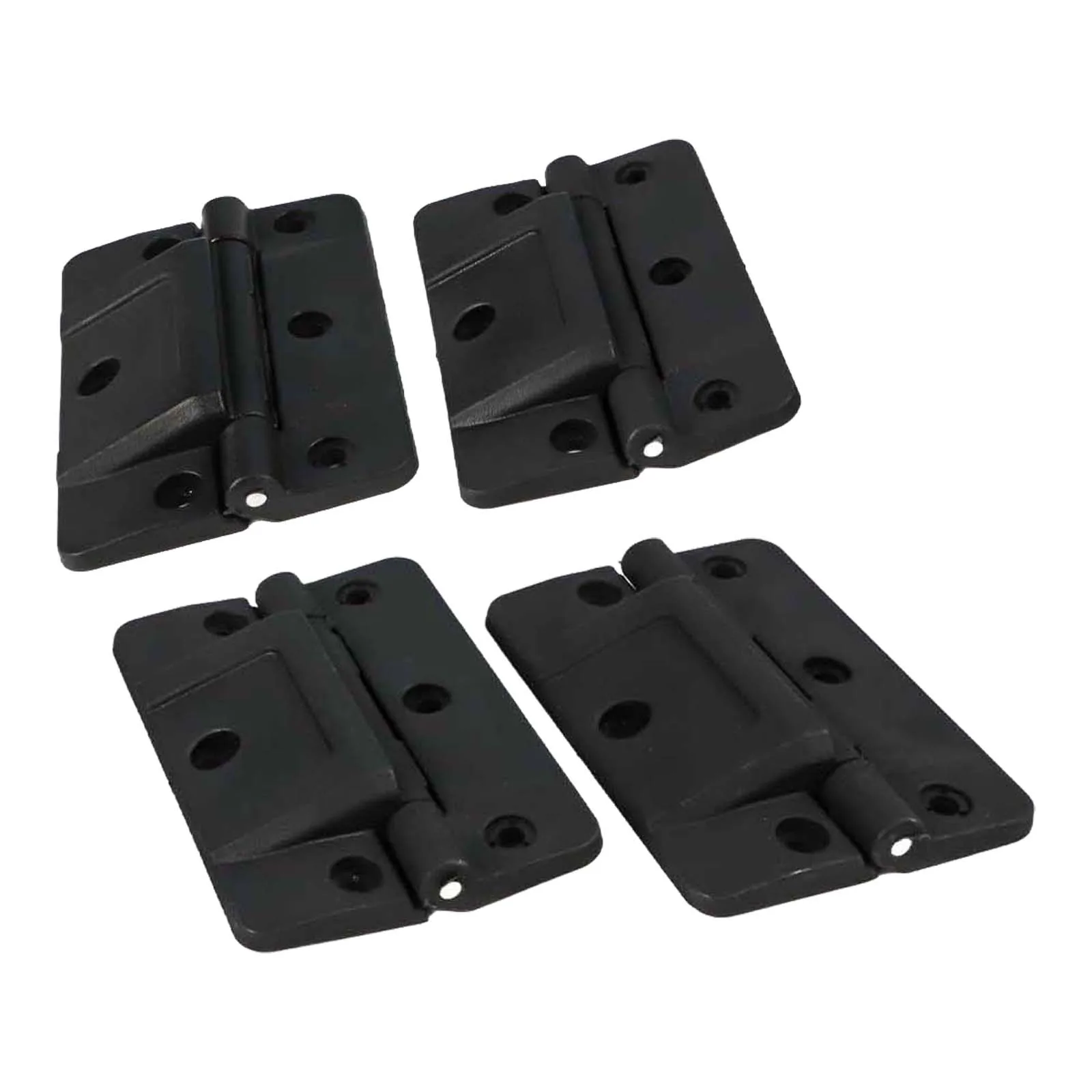 4Packs Black Plastic Replacement Hinges With Screws For Igloo 150-165 QT Coolers Easy Install Outdoor Ice Chest Accessories
