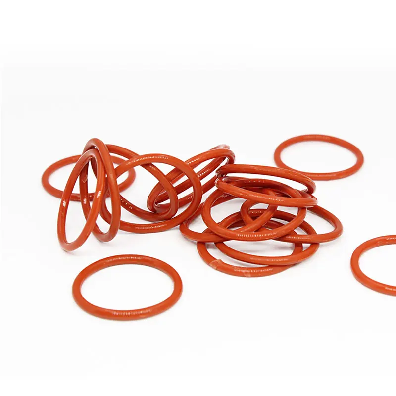 Толщина CS2 мм, красный силиконовый каучук VMQ, уплотнительные кольца, прокладка, шайба, термостойкое водонепроницаемое мягкое силиконовое кольцо
