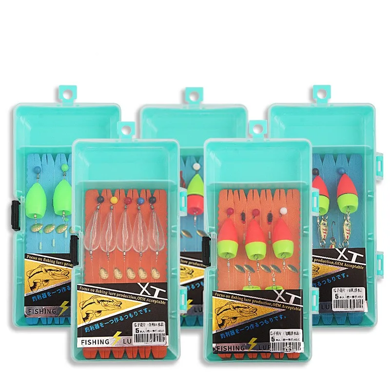 Luya Baits-Flotteurs de pêche ovales, 1 ensemble, accessoires