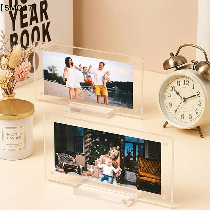 Sturdy Clear Acrylic Magnetic Dollar Bill Picture Frame Holder With Base For Display Collectible ShowcaseSMQ