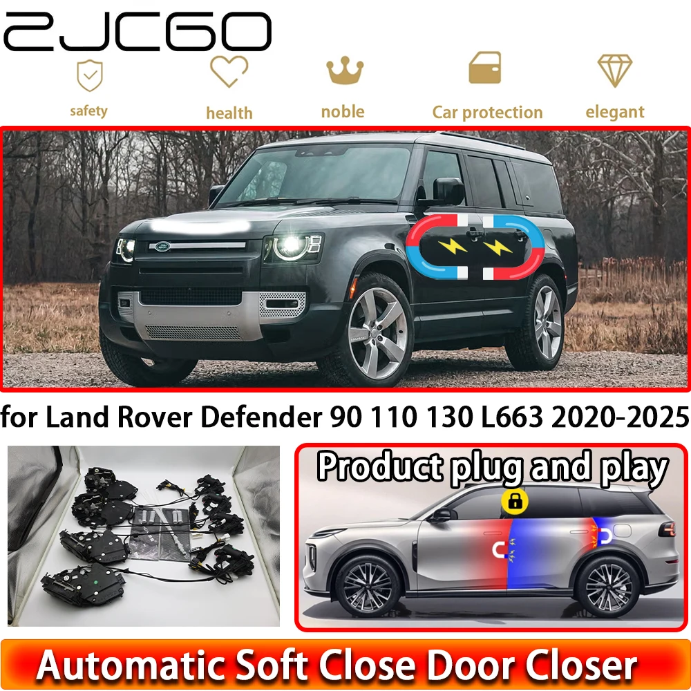 

Для Land Rover Defender 90 110 130 L663 2020-2025: Комплект OEM для плавного закрывания дверей, система автоматического доводчика, легкое закрывание дверей