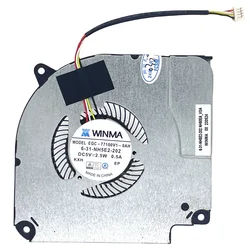Replacement Laptop GPU Cooling Fan For WINMA MODEL EGC-77100V1-0AH 6-31-NH5E2-202 DC5V 2.5W 0.5A NH60EA-VGA