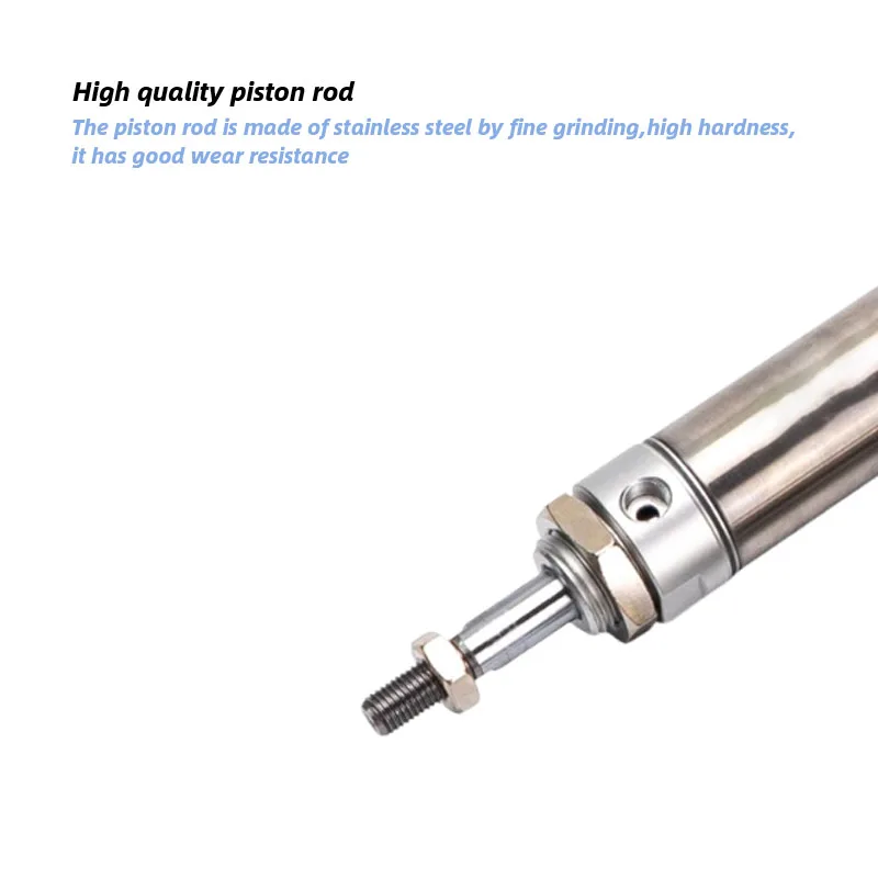 MTA16 MTA20 MTA25 MTA32 MTA40 Spring return mini round cylinder with spring Single acting-pull stroke 10-150mm