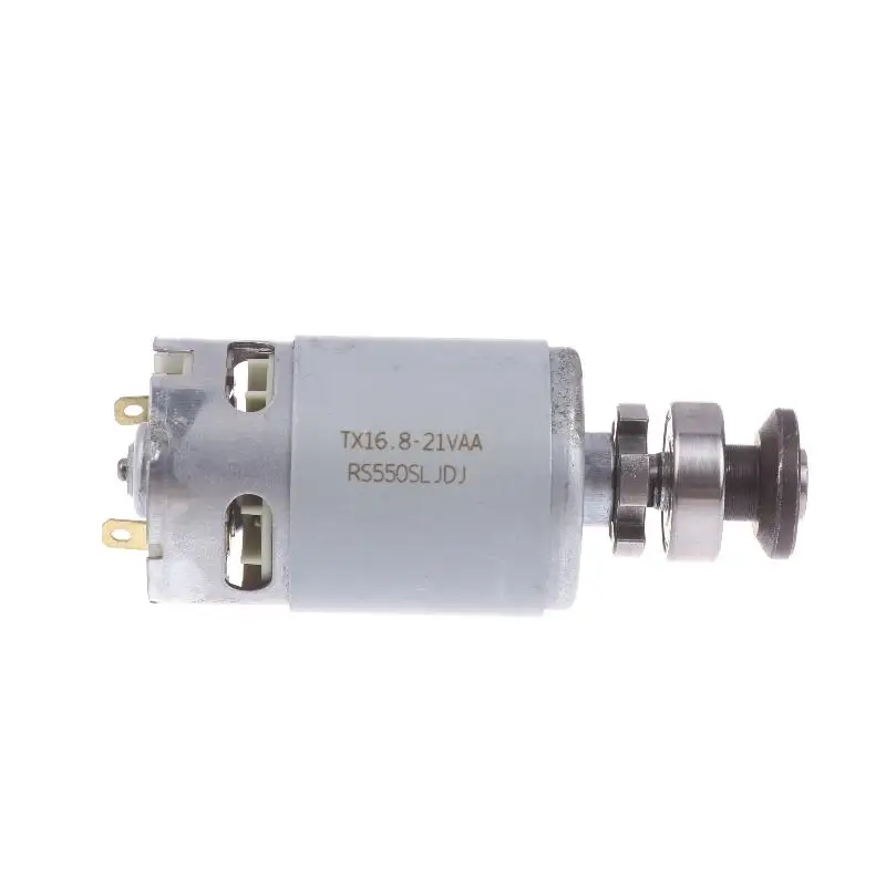 1pcs Mini 550 DC ELectric Motor 16.8V/18V/21V Universal Angle Grinder Micro Motor Screwdriver Drill Motor