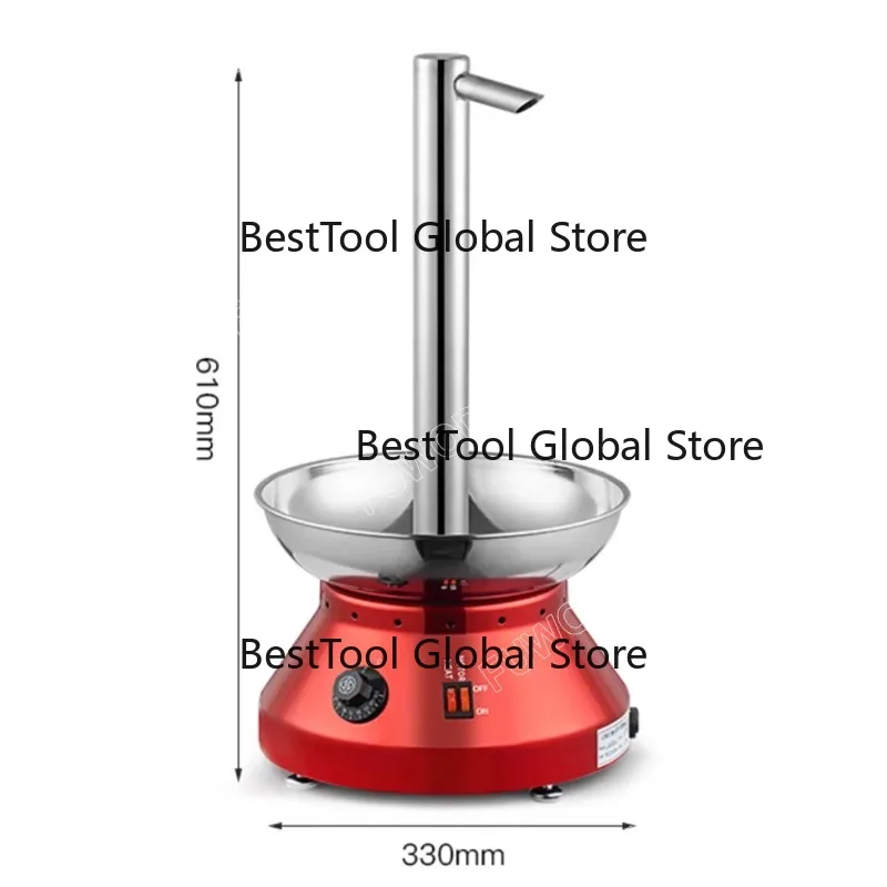 Small 220V/110V Electric  Chocolate Fountain Machine Machine With Faucet Style for Buffets Parties Events