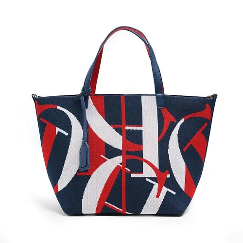 Imagen 2 del producto Bolso tipo cubo de gran capacidad de marca de lujo para mujer, bolso de diseño Retro para mujer, nuevo bolso de compras, viaje de vacaciones en la playa