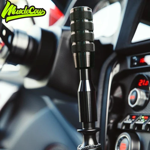 Imagen 2 del producto Perilla de palanca de cambios de aleación de aluminio, alargador de engranaje manual universal, palanca de cambios personalizada, accesorios de modificación de coche