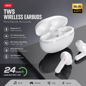KaiAqua G51 Bluetooth Earbuds Low Latency Touch Control HD Call Waterproof Wireless…