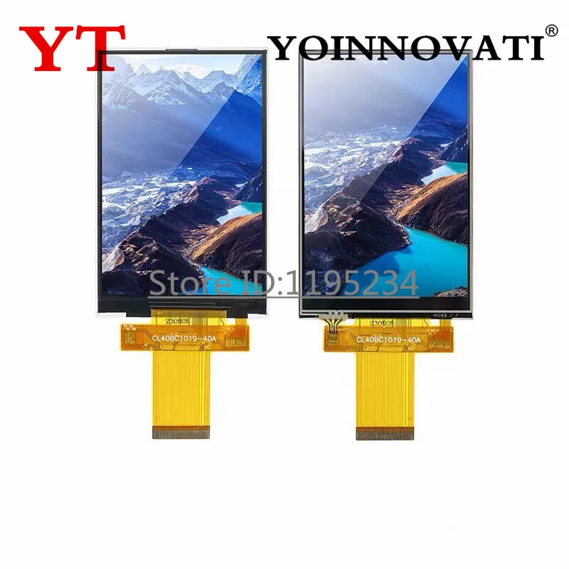 4.0 inch IPS LCD Display Module 320*480 Resolution ILI9488 ST7796 Driver Resistance/Capacitance Touch Screen 40Pin