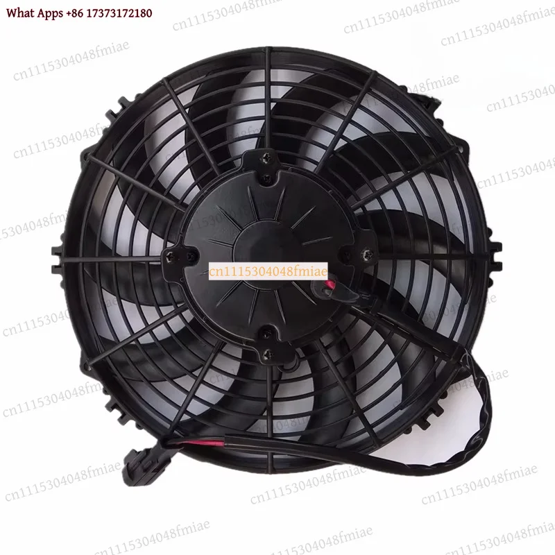 spal-10-inch-160w-3300rpm-ip68-waterproof-radiator-cooling-fan-for-bus-refrigerated-truck