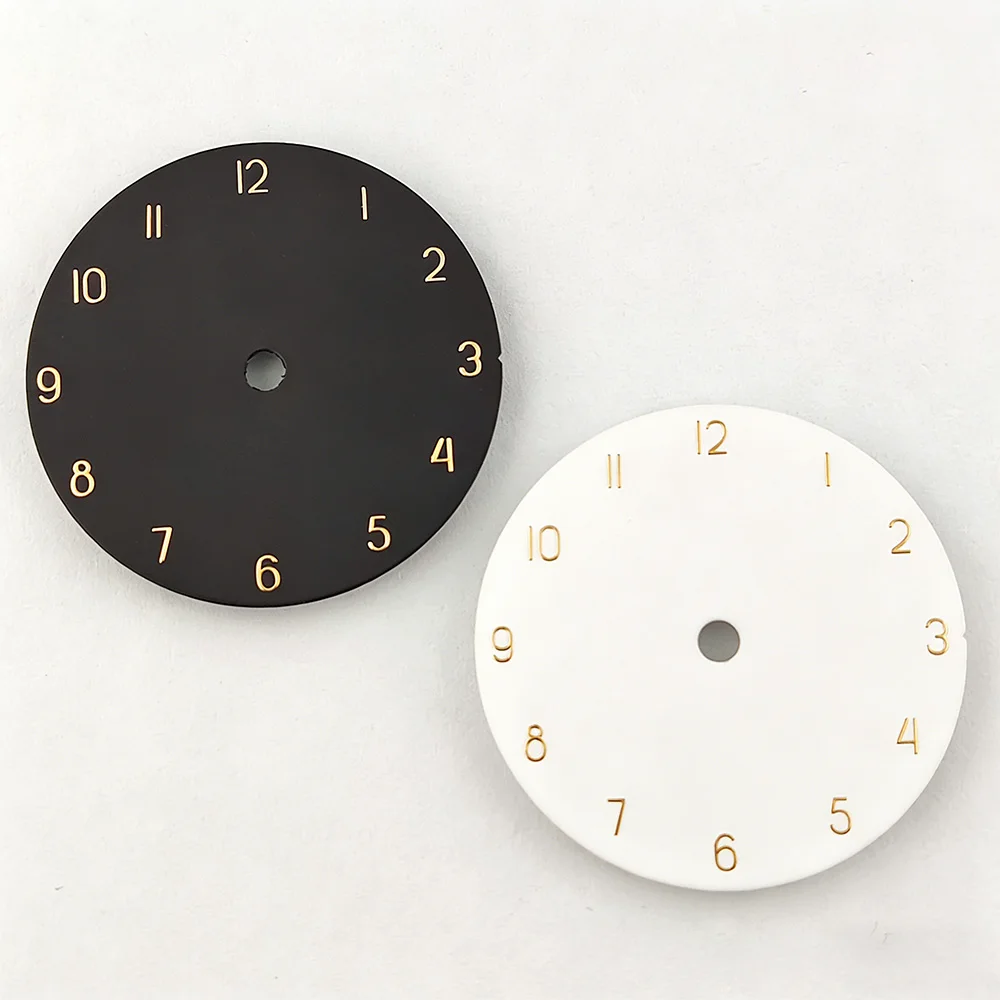 28.5mm Dial NH35 Dial High Quality Gold Reflective Digital Dial NH36 Dial Black Dial White Dial Fits NH35/NH36 Movement