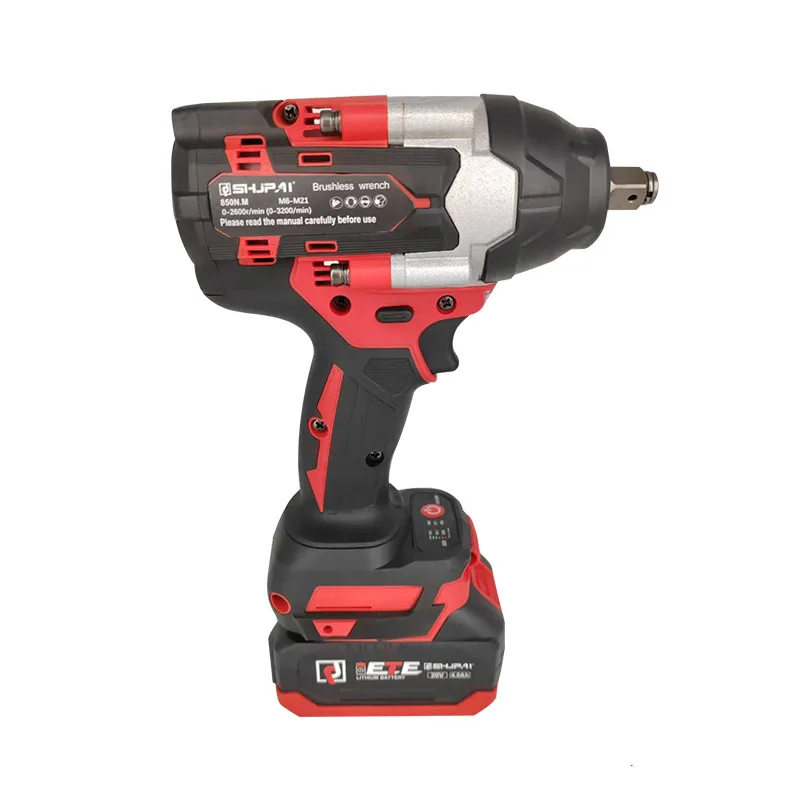 2026 850N Brushless Electric Wrench 21V 4.0AH Factory Direct Professional for Auto Motorcycle Repair