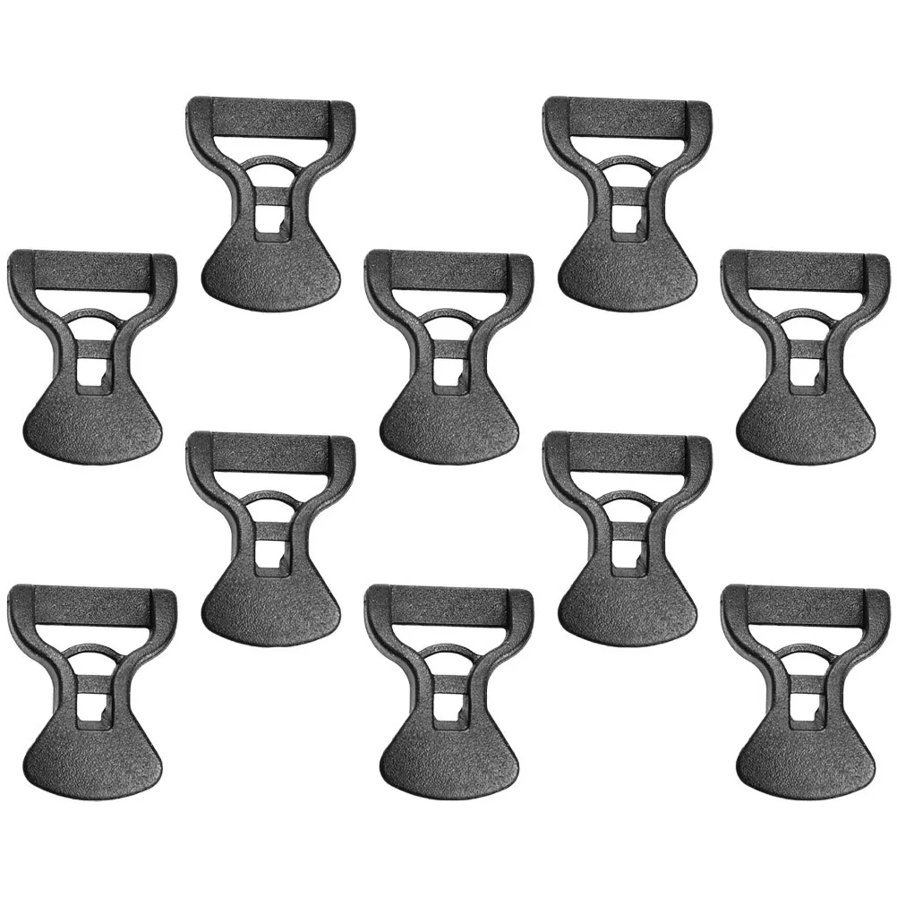 

10Pcs Tent Rope Buckles Plastic Durable Windproof Rope Tightener Camping Outdoor Tent Accessories Supplies Cord Buckle Fasteners
