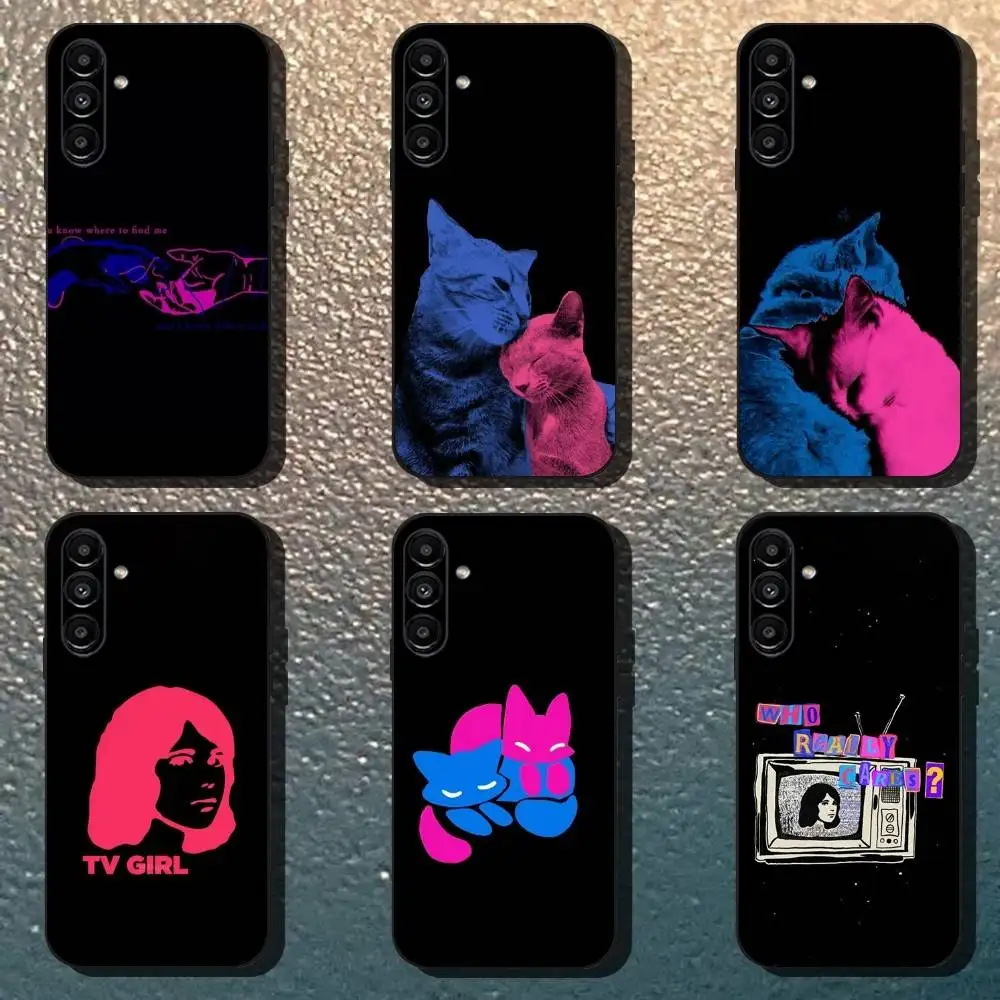 

TV Girl Album Phone Case For Samsung Galaxy A13,A21s,A22,A31,A32,A52,A53,A71,A80,Soft Black Shell