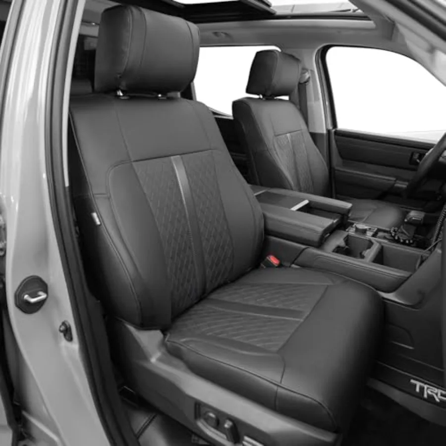 

Fit For Toyota Tundra Crewmax Cab Double Cab Sr Sr5 2022-2026 Custom Car Seat Covers Full Covered Faux Leather Waterproof Seat