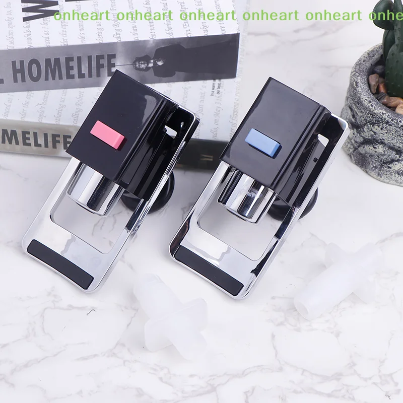 [C]Red Blue Universal Size Push Type Water Dispenser Switch Faucet Hot/Cold Key With Child Lock Tap Replacement Part