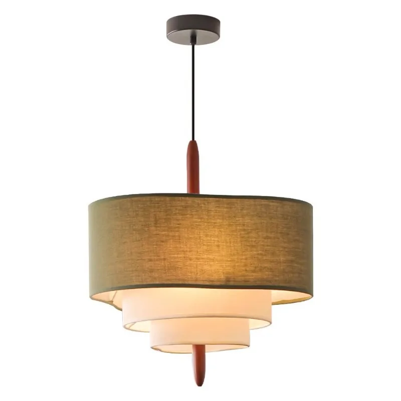 

French medieval fabric bedroom light American retro restaurant chandelier household Nanyang wabi sandy wind warm master bedroom