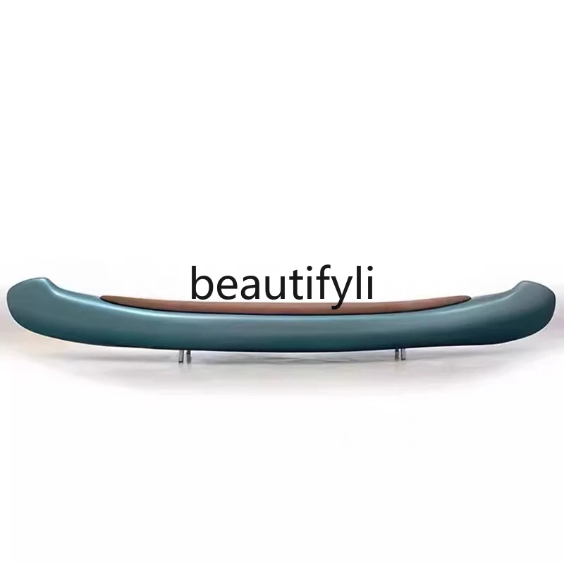 

Modern FRP special-shaped sailing hull sofa chair sales office hotel lobby bench outdoor