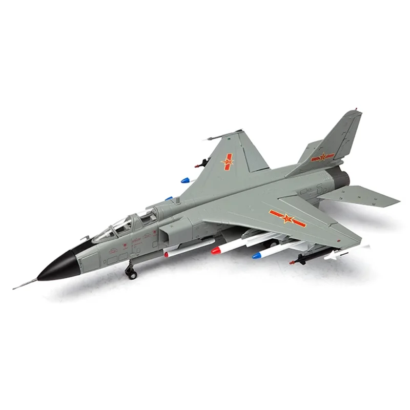 Diecast Scale 1/72 Chinese Air Force JH-7 Fighter Bombing Flying Leopard JH7 Alloy Finished Aircraft Model Toy Collection