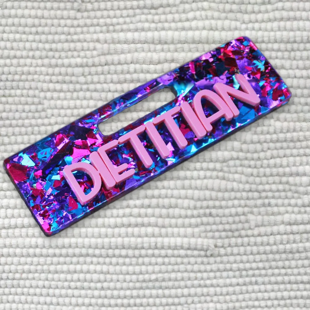 1PC Custom PMMA ID Badge Accessory - Personalized Engraved Text, DIY, Laser Engraved, Ideal for Daily Use, Practical Gifts for P image 3