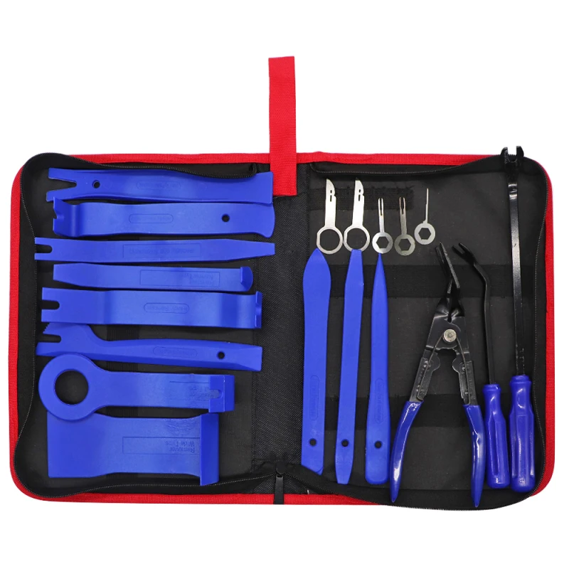 Car Trim Removal Tool Panel Door Audio Trim Removal Kit Auto Clip Pliers Fastener Remover Set Hand-held Disassembly Tools