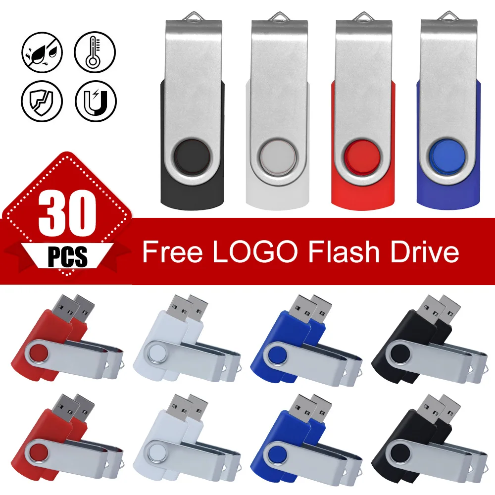 

30 шт. LOT 2.0 USB-флешка Металлический черный флэш-накопитель Металлический черный флэш-накопитель Высокое качество Красный флэш-накопитель 4 ГБ 8 ГБ 16 ГБ 32 ГБ U-диск 64 ГБ