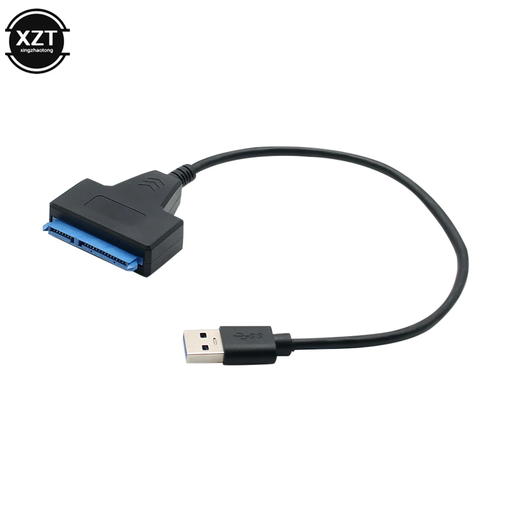 

22 Pin USB3.0 toSATA 3 Cable 2.5 HDD/SSD USB Adapter 5Gbps High-Speed Transmit External Hard Disk Converter Fit for Windows 7 10