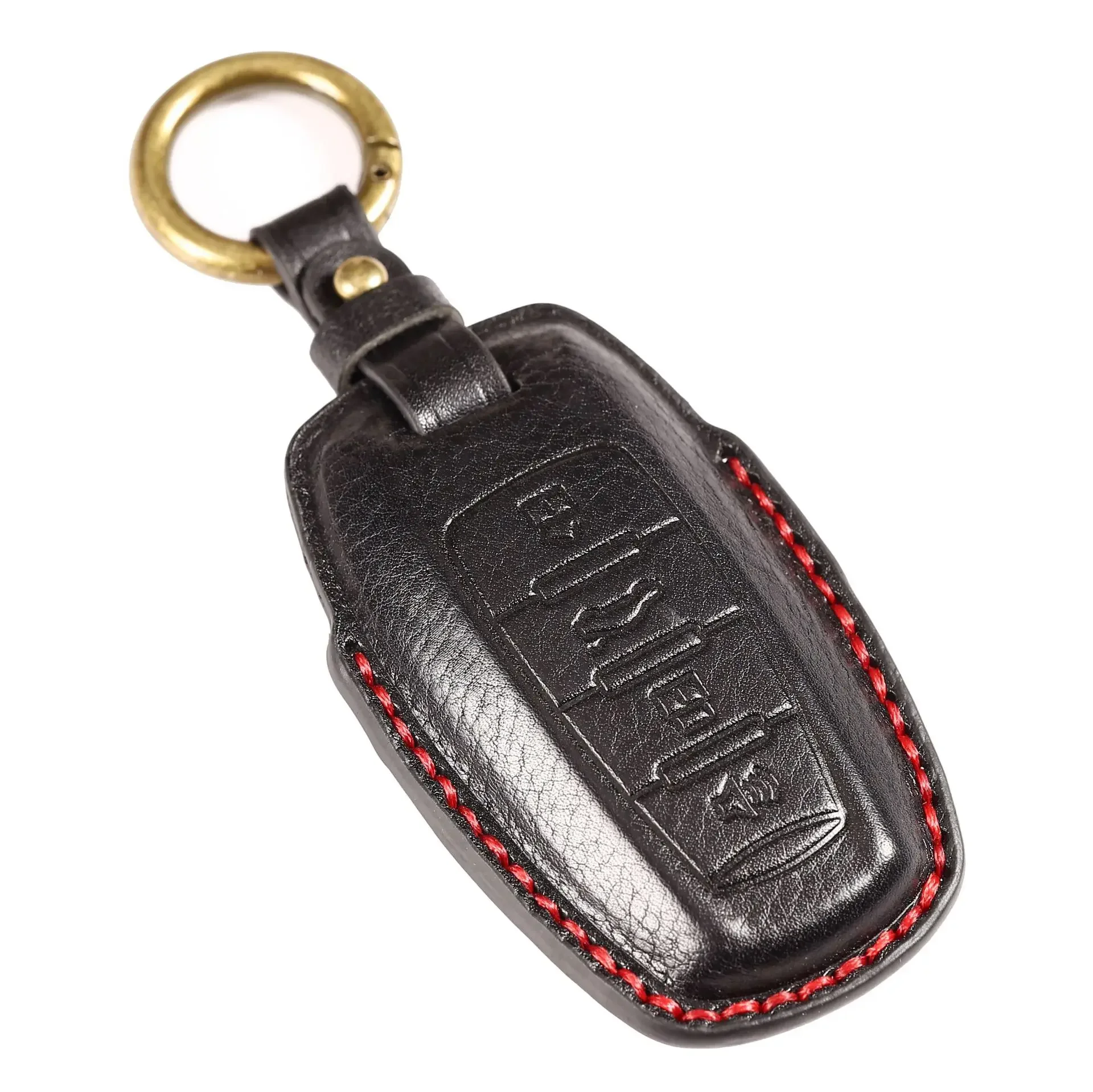 

1pc For Leather Car Key Case Cover Fob For Great Wall Euler White Cat Haval Jolion H6 3rd M6 F7x H7 Keychain Holder Keyring