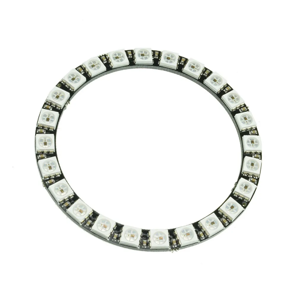 WS2812 5050 RGB LED-Ringlampe mit integrierten Treibern 24-Bit-RGB-LED für Arduino – Detail 5