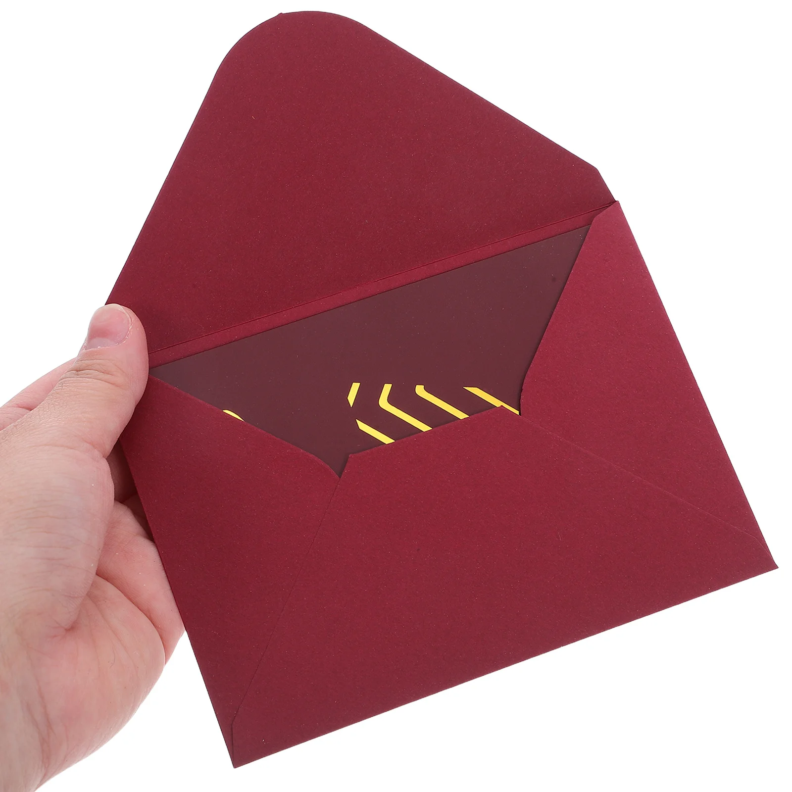 

10Pcs Vintage Christmas Cards with Envelopes Blank Message Cards Gold Foil Accent for Holiday Greetings Xmas Party Festive