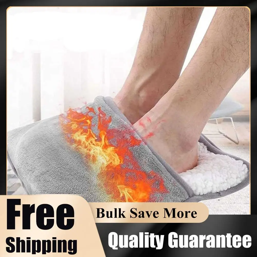 

Зимняя электрическая грелка для ног с USB-подогревом, постоянная температура, домашний обогреватель для ног, коврик для согревания ног, тапочки с подогревом