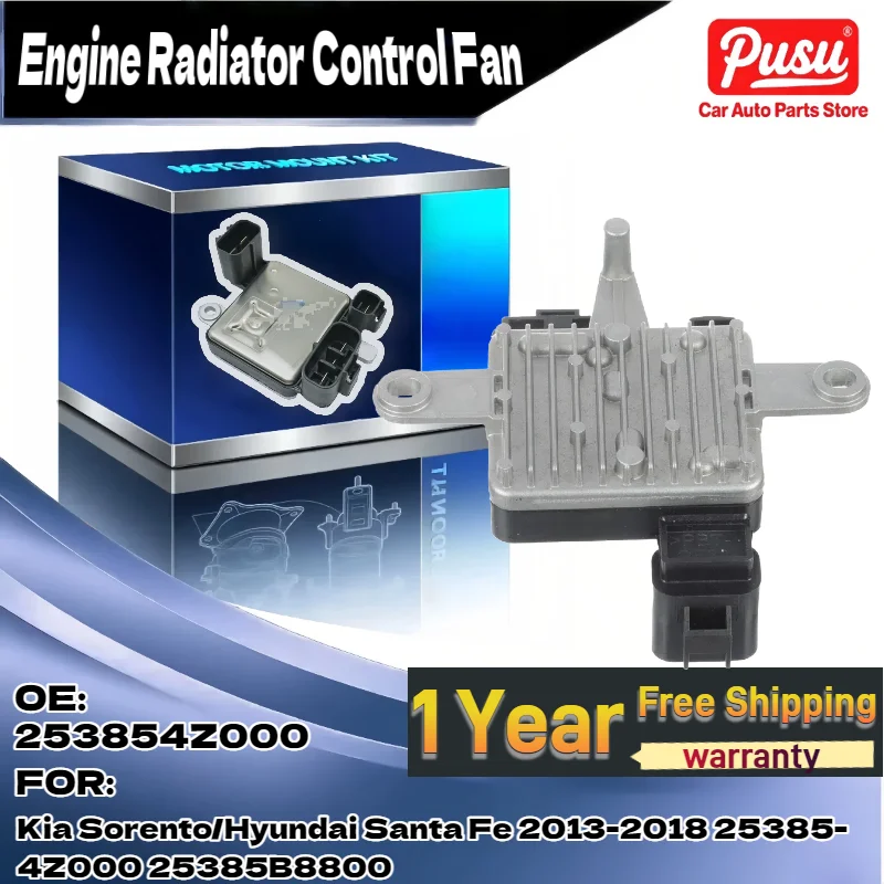 

NEW 25385 4Z000 Engine Cooling Fan Controller Resistor for Kia Sorento 2014 2015