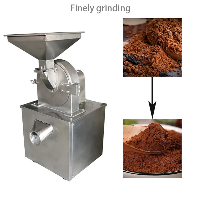 Automatic Cocoa Powder Production Line Cocoa Bean Processing Machine