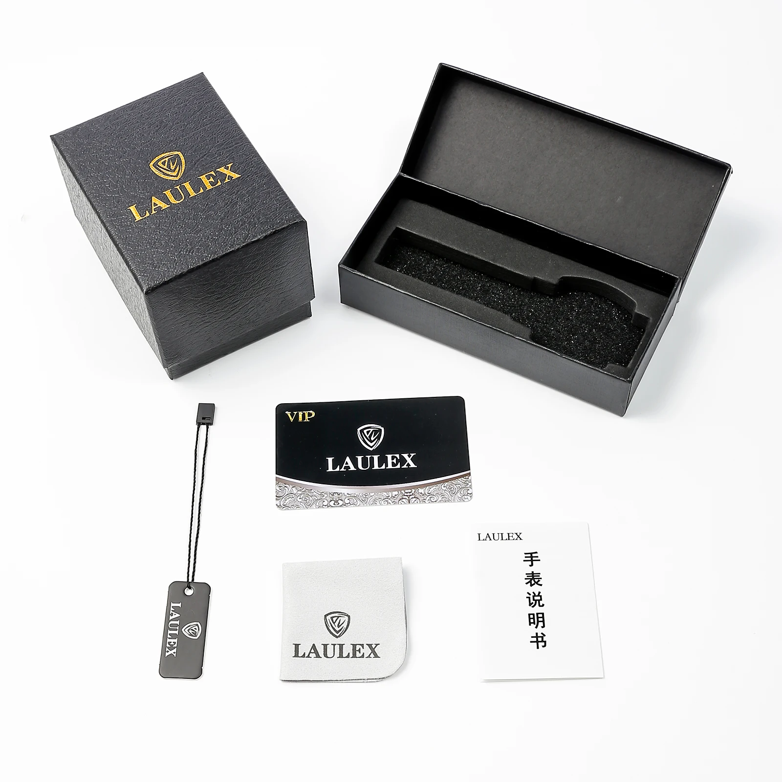2024 LAULEX Authentic Luxury Top Brand Series Fashion Business Sports Fully Automatic Quartz Movement with Quartz Watch