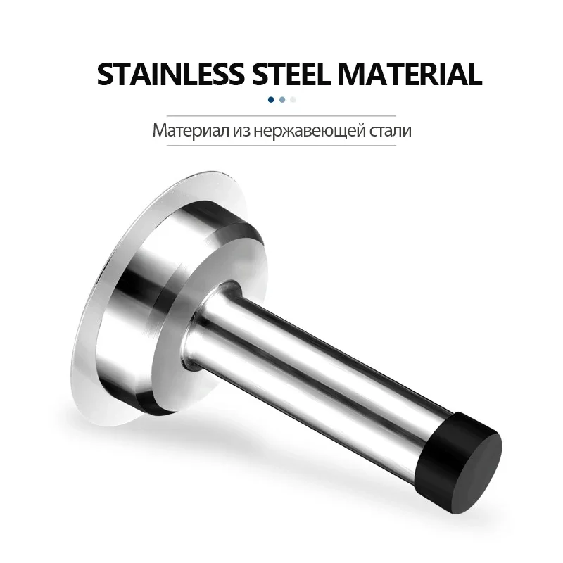 ZEXEF المطاط الفولاذ المقاوم للصدأ الباب سدادة باب الحمام وقف الثقيلة جدار جبل الوفير غير المغناطيسي حامل الباب الصيد الباب #5