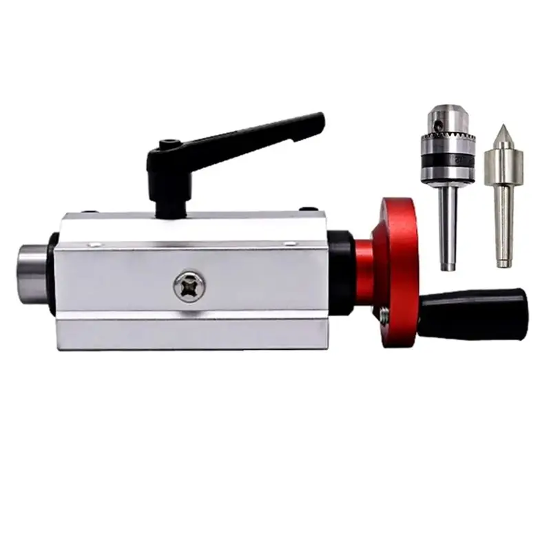 

【HAPPYH】Live Center Extended Micro Lathe Tailstock For B12 Chuck Woodworking Lathe Accessories Retractable Tail Top Seat