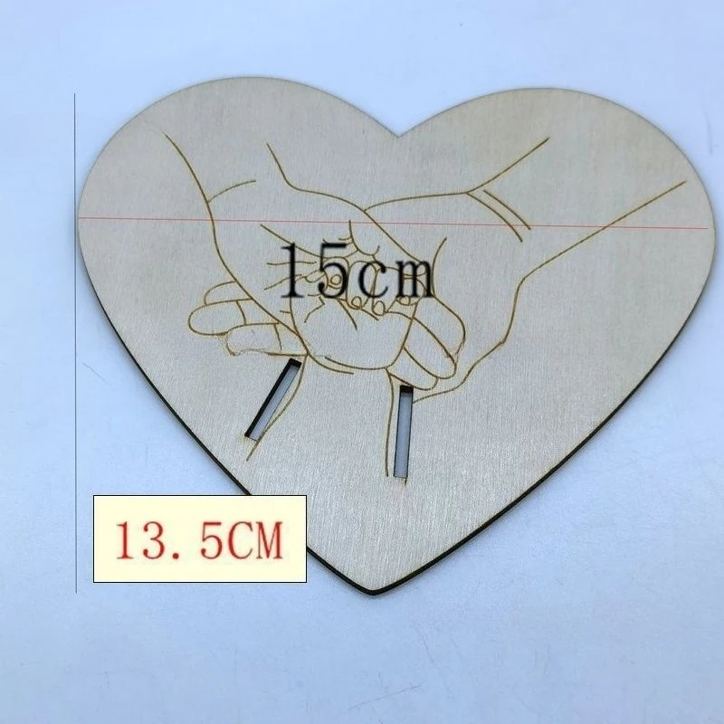 New Style Wooden Baby Birth Bracelets, Wood Chip Commemorative Plates & Newborn Wooden Logo Display Bracelets