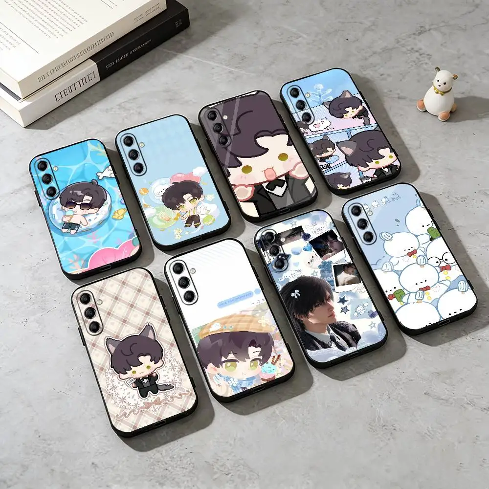 

L-Love and Deepspace Zayne Phone Case For Samsung Galaxy A73,A72,A71,A70,A53,A52,A51,Soft Silicone Black Cover