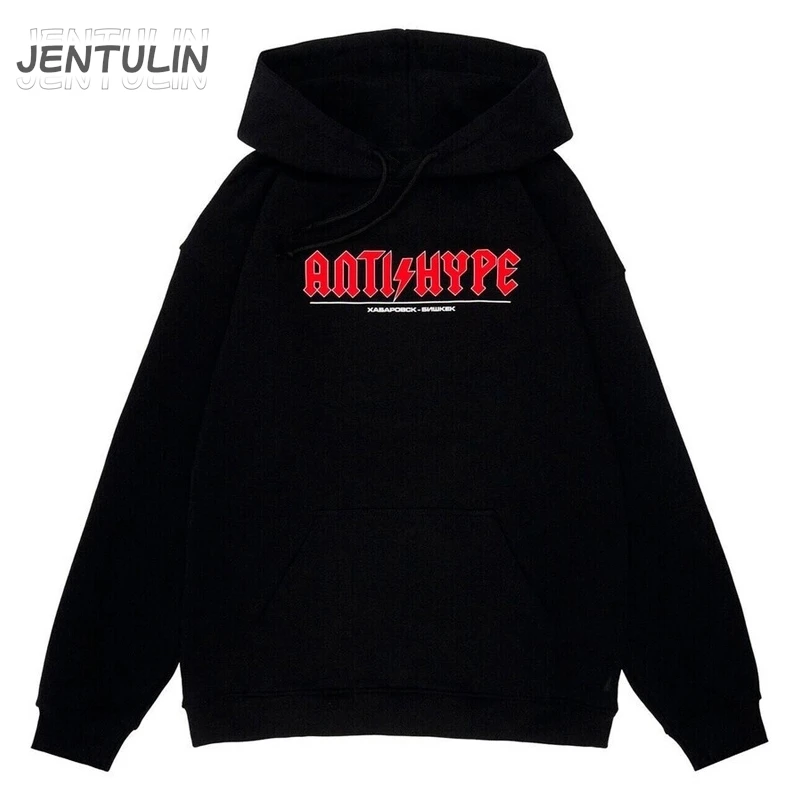 

Men Hoodie Oversized Pullover Y2k Streetwear Hip Hop Korean Harajuku Vintage Letter Graphic Hooded Sweatshirt Aesthetic Clothing