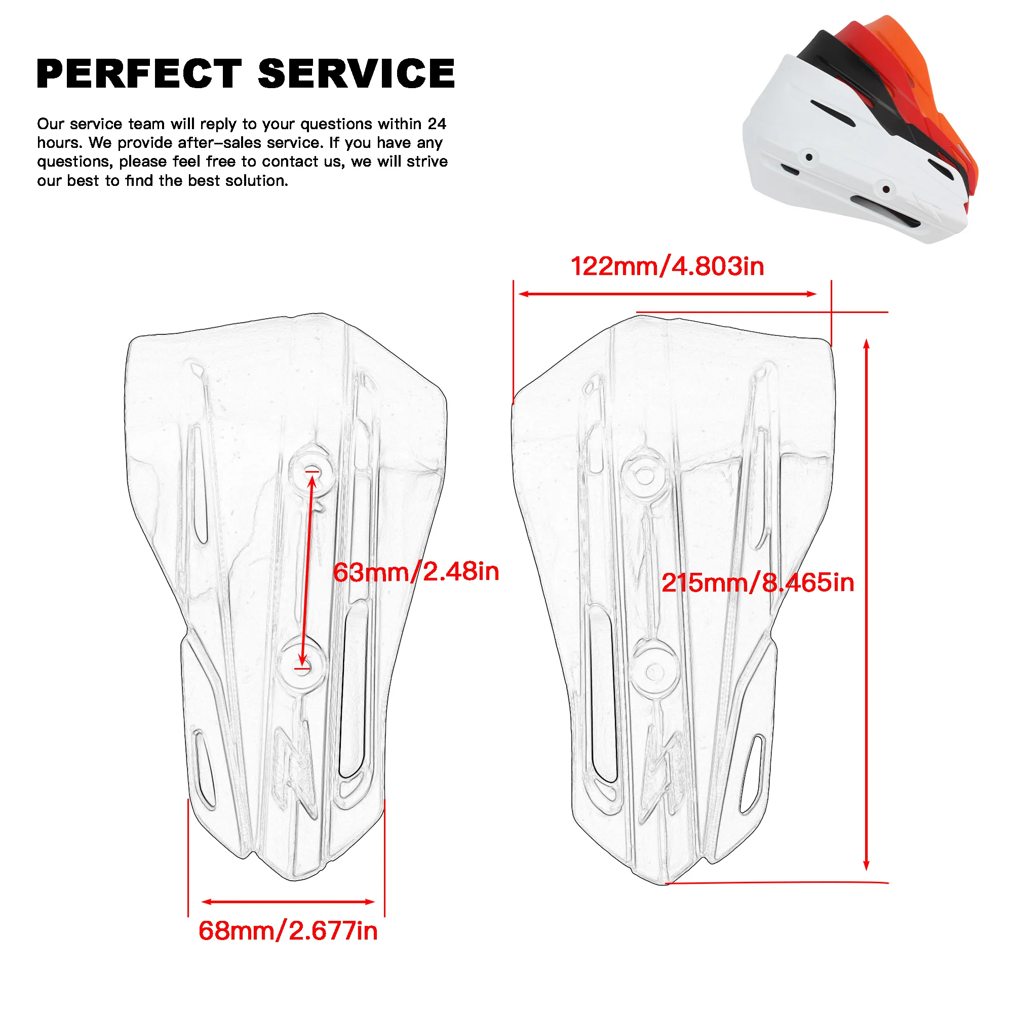 Enduro Handguards Motorcycle Hand Guards Protection Dirt Bike for KTM Honda Kawasaki Yamaha KLX CRF YZ EXC Motorcross Handguard