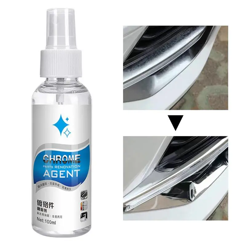 

Chrome Cleaner Spray Automobile Hub Rust Remover Maintenance Spray Rust Cleaner Spray Derusting Spray auto Spray Cleaner