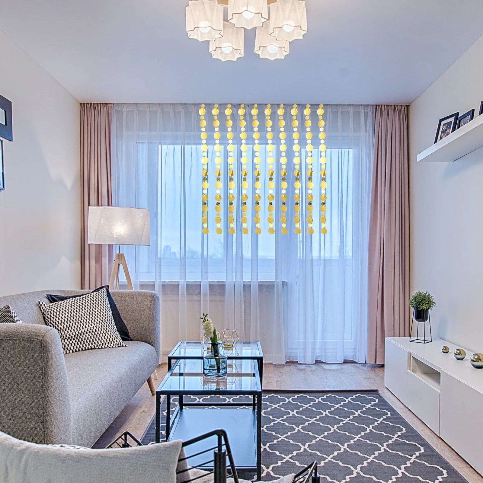 

10Pcs Sequins Curtain Home Festival Decor Fashionable Wedding Hanging Screen Backdrop Strong Atmosphere Creative Design