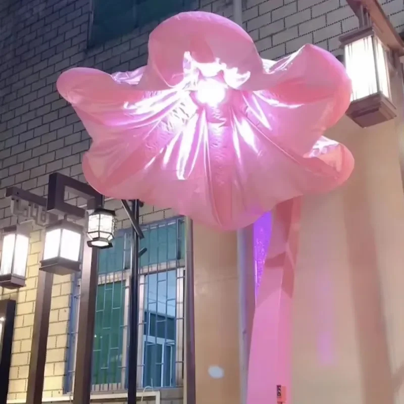Light Emitting Diode Morning Glory Garden Spike Light 30W RGB Solar AC/DC Power Supply IP65 Aluminum/Computer/Plastic Light