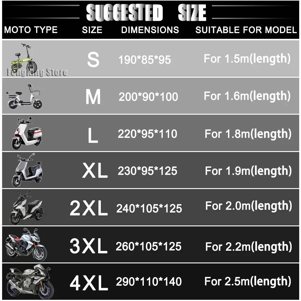 For Yamaha YZFR6 YZF R6 R6S Motorcycle Cover Waterproof Outdoor Scooter UV Protector Rain Cover