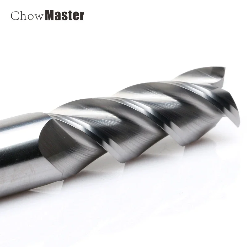 3 플루트 HRC55 CNC 알루미늄 엔드 밀, 1 - 20MM 카바이드 블레이드 직경 알루미늄 글래베젤 유압 엔드 밀 밀링 커터