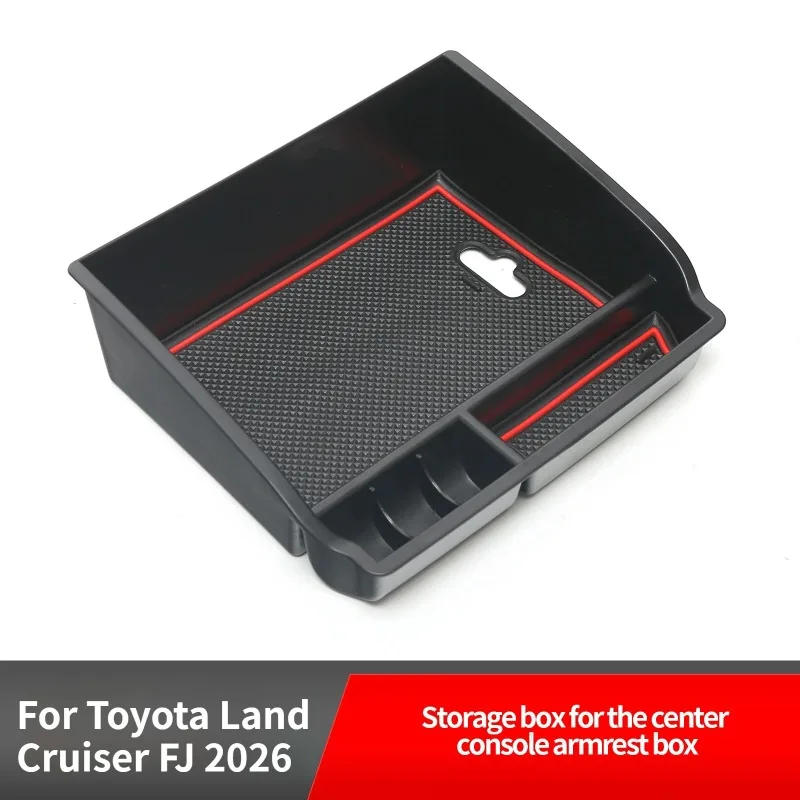 For Toyota Land Cruiser FJ 2026 Car Center Console Armrest Storage Box Insert Tray Divider Car Interior Modified Accessories detail image 1