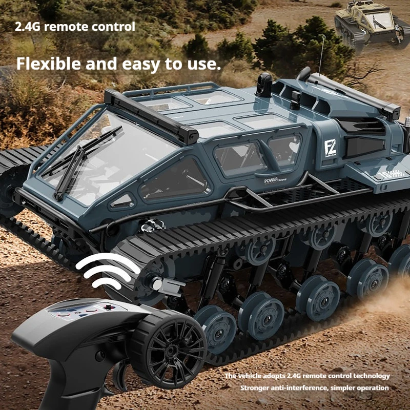 Generic Rc Tank Car 2026 New Tracked Off Road Vehicle 45 Degree Climbing All Terrain Remote Control Toy For Hobby Players 2026