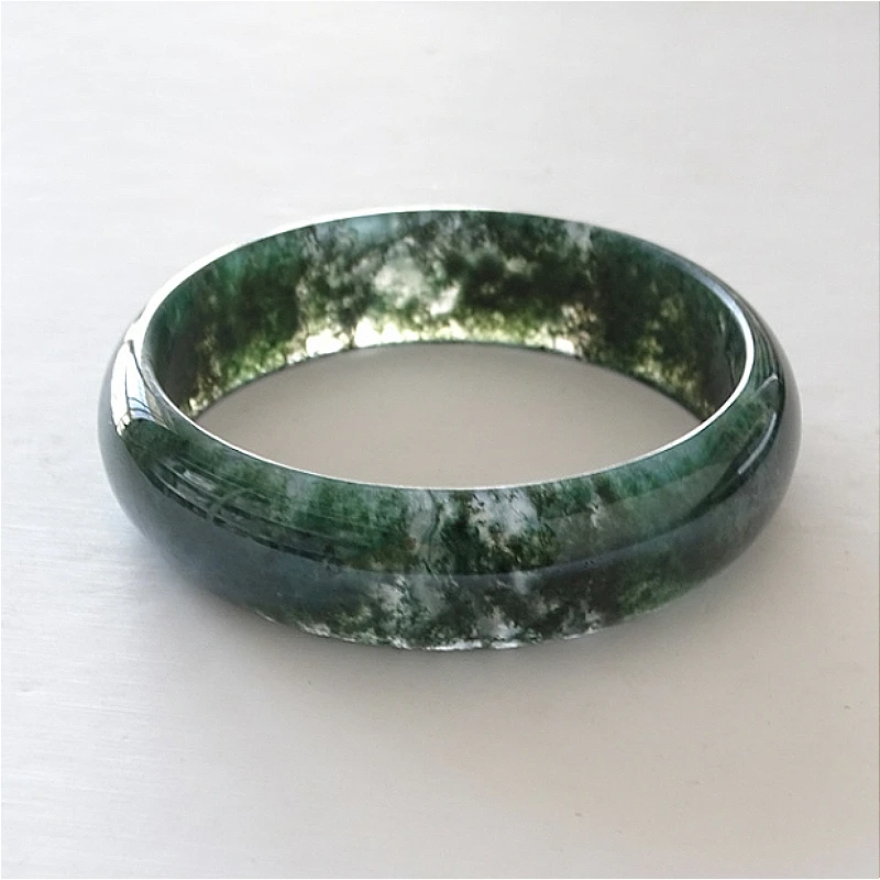 

Aquatic Moss Agate Bracelet Fashion Single Item Jewelry