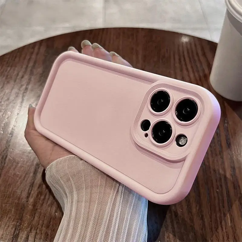 Capa de Telefone Estilosa em Cores Candy para iPhone 16 15 14 13 12 17 Pro Max Plus, Protetora e Antichoque capinha, capa para iphone 17 16 13 pro max